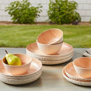 12-Piece Melamine Dinnerware Set